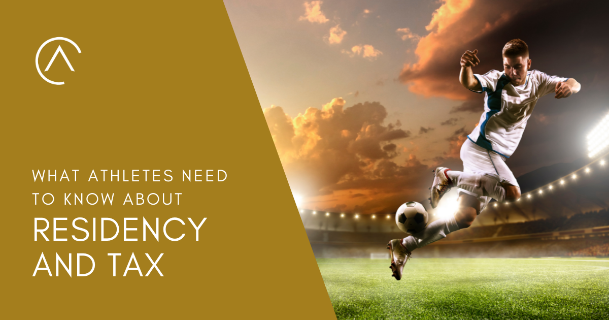Athletes Residency and Tax